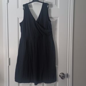 Maurices Sporty Ribbed Knit Sleeveless Wrap Dress Sz L